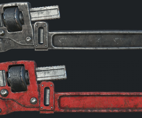 ArtStation - Old Wrench PBR | Game Assets