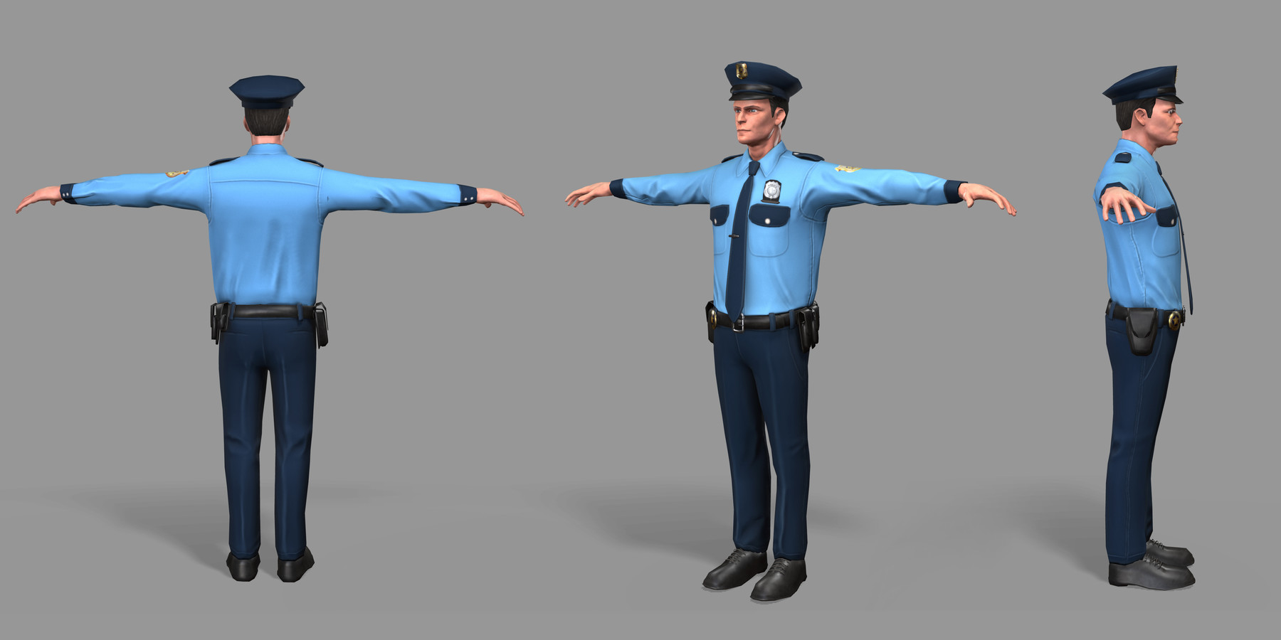 Police 3d model