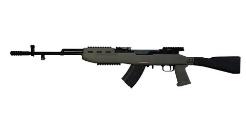 SKS Assaut Rifle FBX 3D MODEL