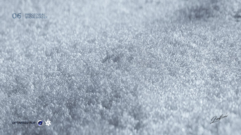 Procedural Snow Shader (C4D Octane)