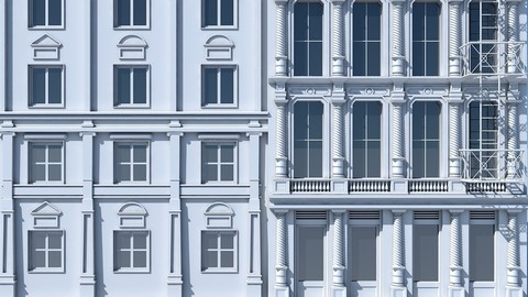 Commercial Building Facade 03