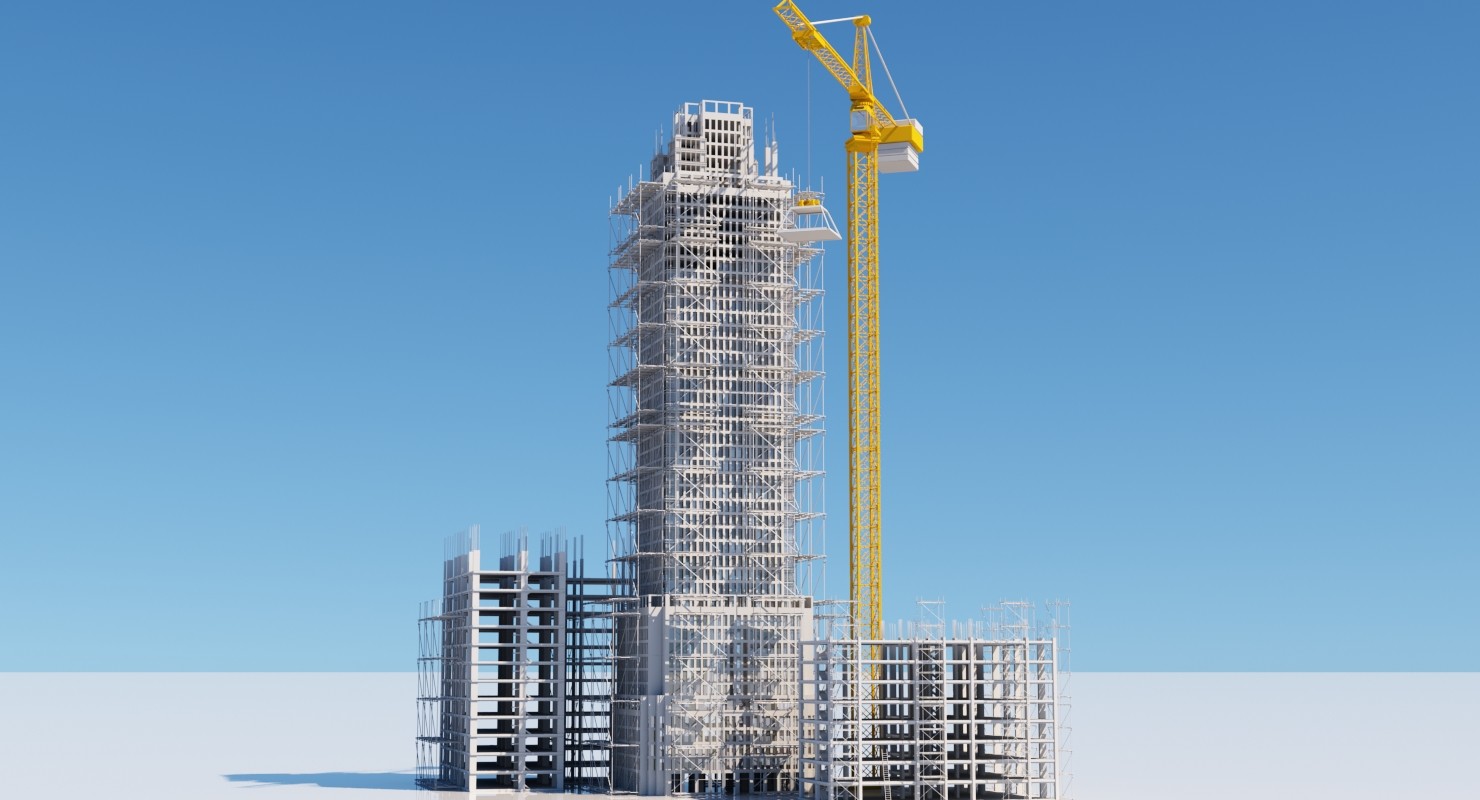 Глава 3 строительства. Стройка высотки. Стройка домов многоэтажных. 3д модель здания небоскреб. Модель строящегося здания.