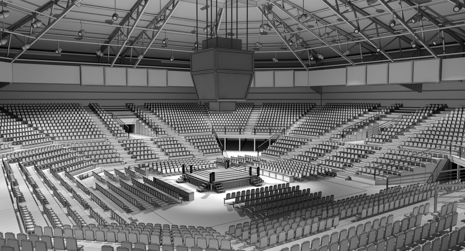 ArtStation - Boxing Arena 3D model | Game Assets