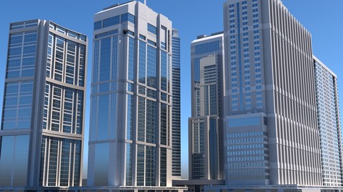 Modern City Skyscraper Kit
