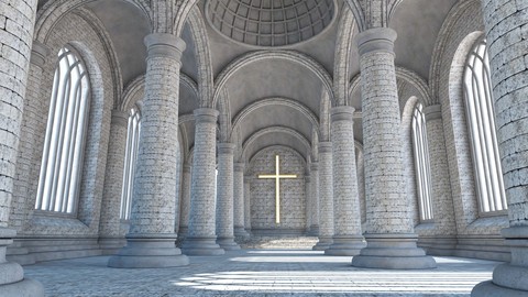 Cathedral Interior 1 3D MODEL