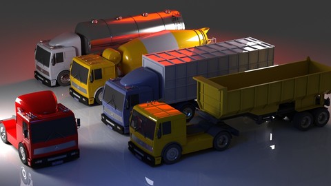 Truck collection 1 3D Model