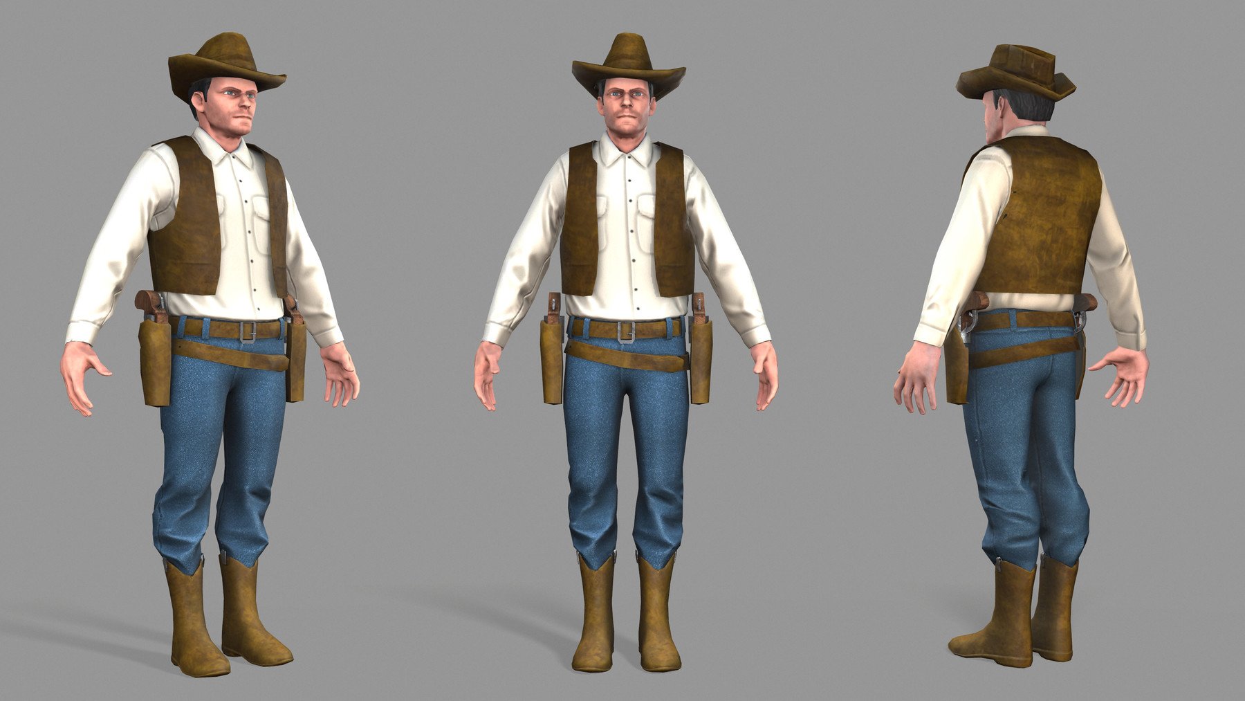 ArtStation - Cowboy | Game Assets