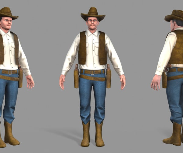 ArtStation - Cowboy | Game Assets