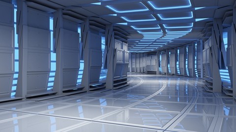 Sci-Fi Futuristic Tunnel 8