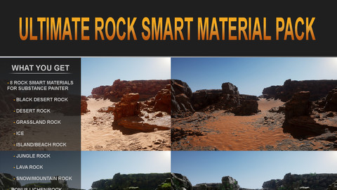 Ultimate Rock Smart Material Pack