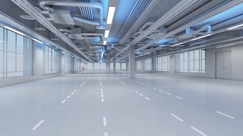 Large Empty Office Interior