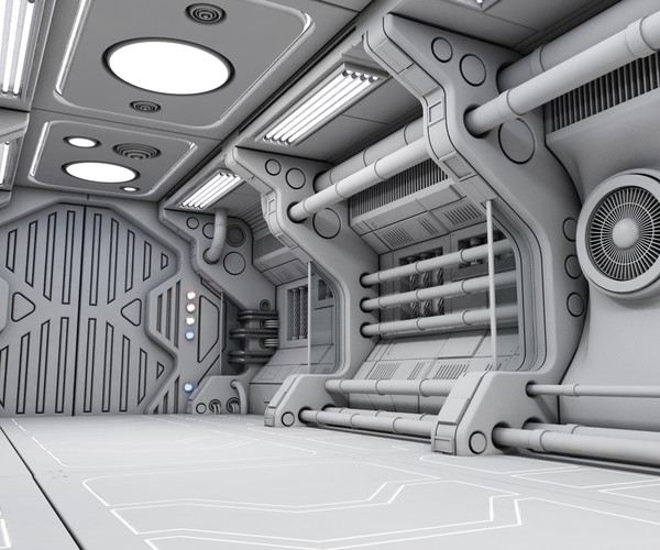 ArtStation - Sci Fi Interior 07 | Resources