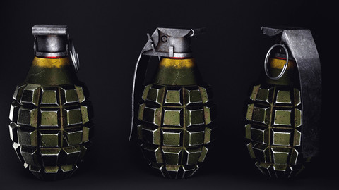 Explosive Grenade {PBR}