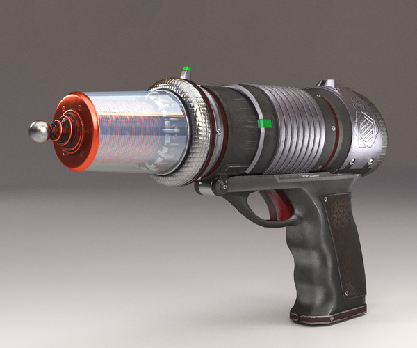 ArtStation - Tesla Pistol PBR | Resources