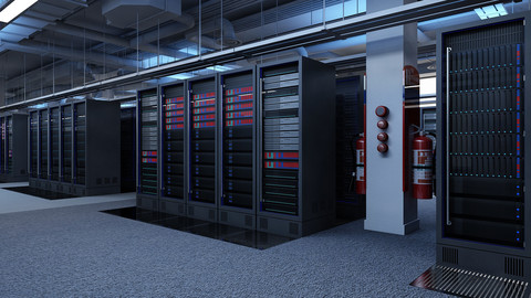 Data Communication Server Room
