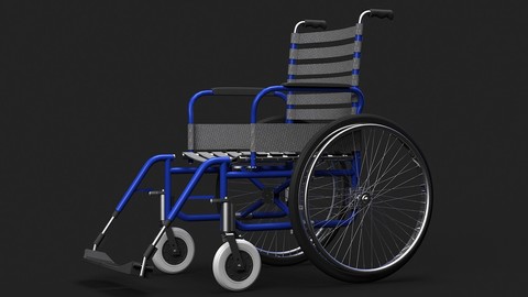 Wheelchair 3D Model