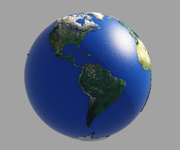 ArtStation - 3D model Earth Globe HD | Resources