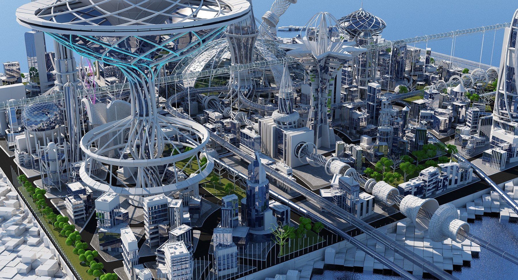Как изменится мир через 20 лет. Город будущего. Будущий город. Современный город будущего. Город в будущем.