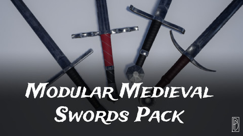 Modular Medieval Swords Pack for Unreal Engine