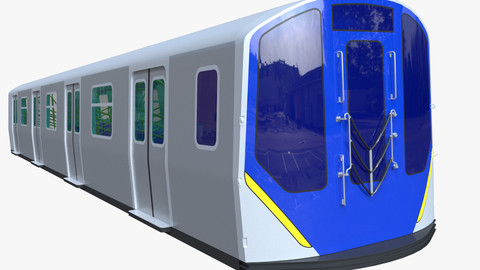 ArtStation - NYC subway car R211 | Game Assets