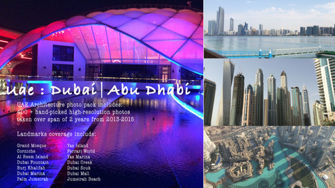 United Arab Emirates (Dubai and Abu Dhabi) Photo Pack