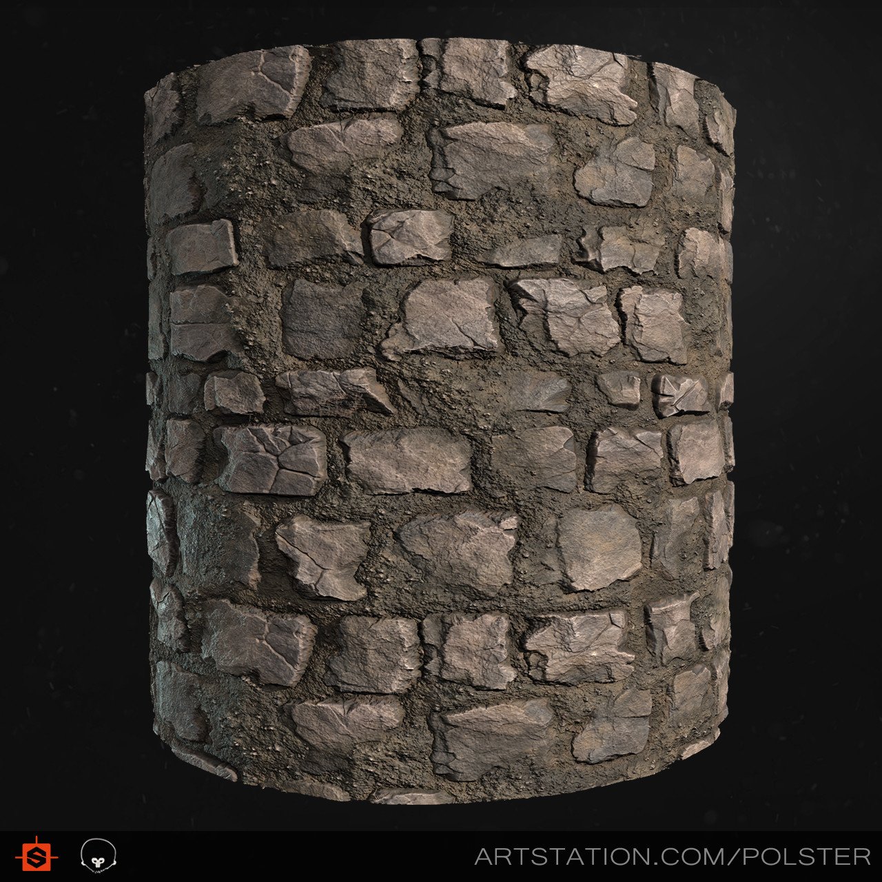 ArtStation - Rough Cobblestone Substance | Tutorials