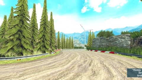 Rally Race Track Road Environment Pack For Mobile Games Unity3d