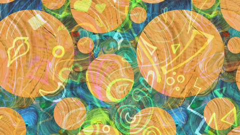 11 painted abstract textures(raster)