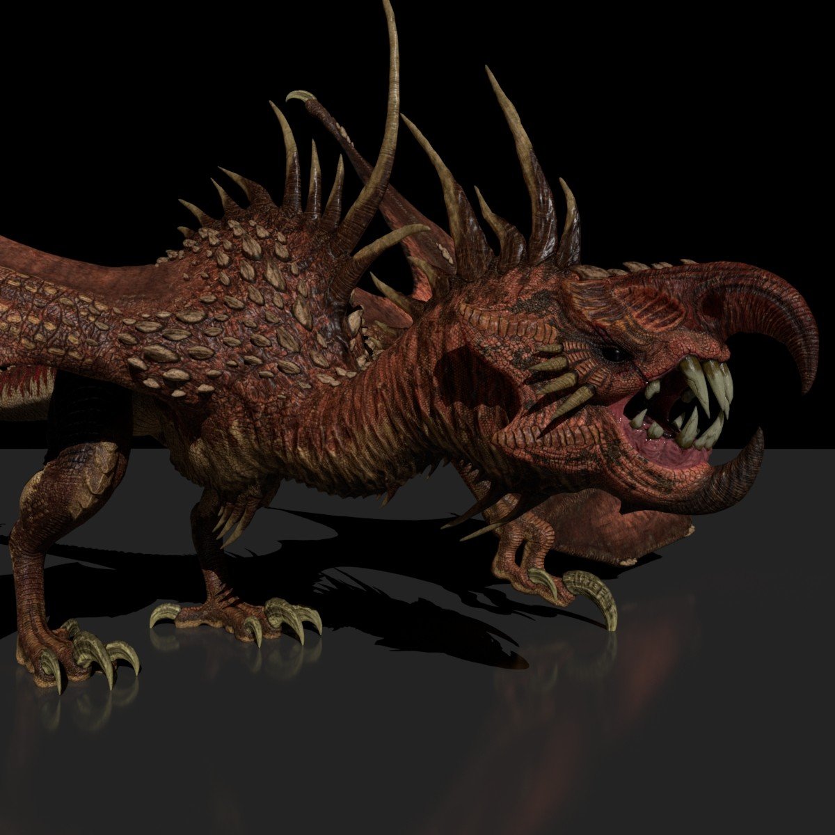 ArtStation - Vulture Dragon Maya rig | Resources