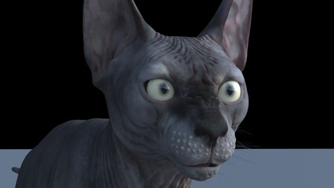 Sphynx Cat Maya Rig