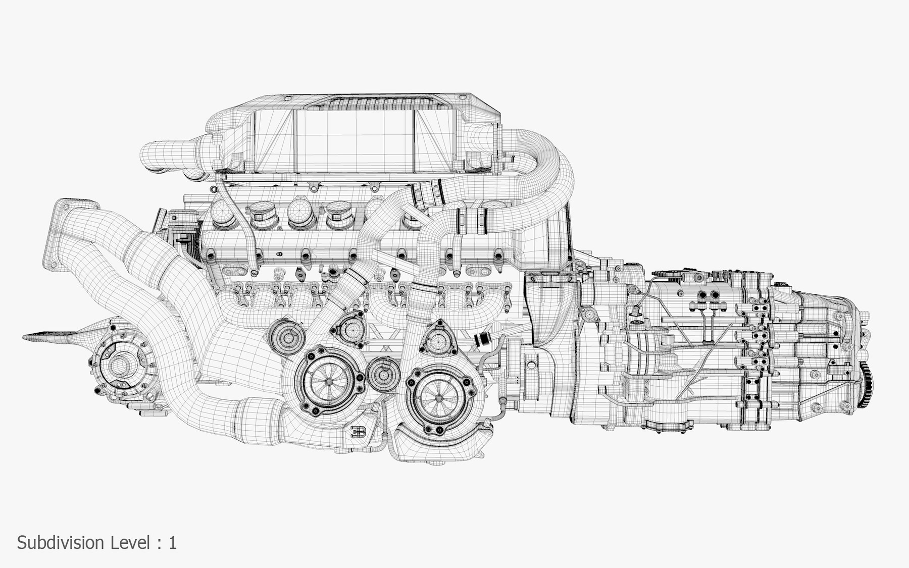 Bugatti chiron чертеж