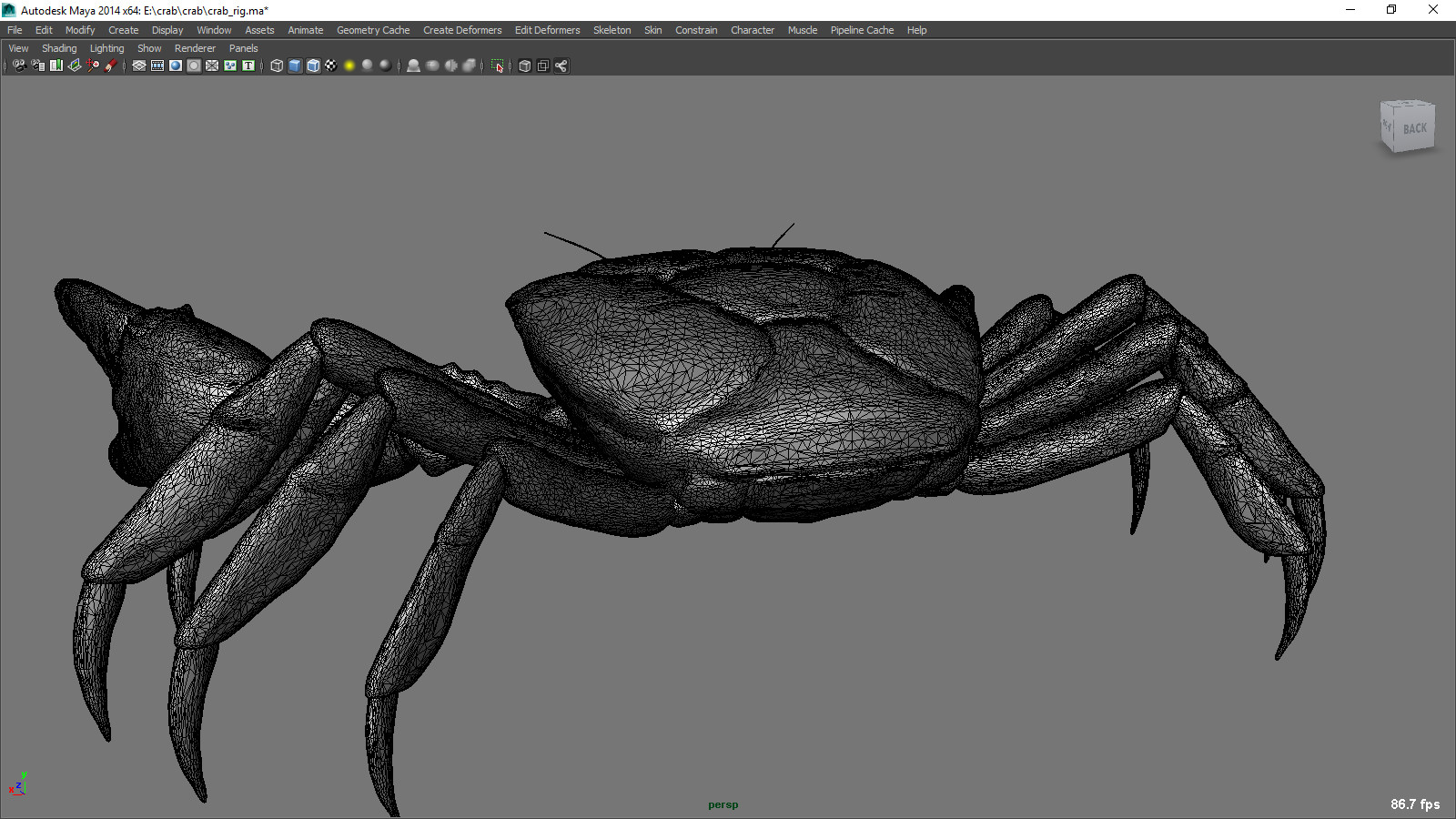 Truong CG Artist - Crab Maya Rig