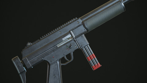 Submachine Gun PBR  / UE4