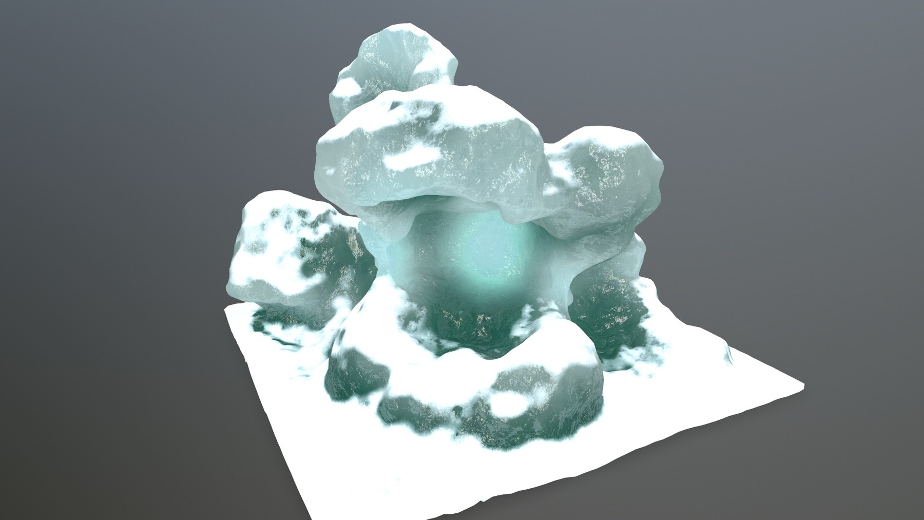 ArtStation ice rocks Resources