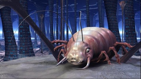 Spaceraupe 001 (3d critter)