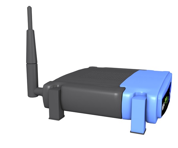 ArtStation - Linksys wireless router 3D model | Resources