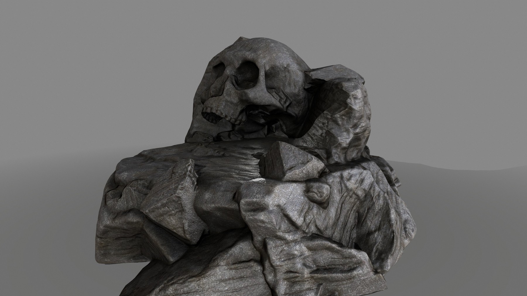 ArtStation skull cave Resources