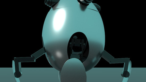 Walking Egg Maya Rig