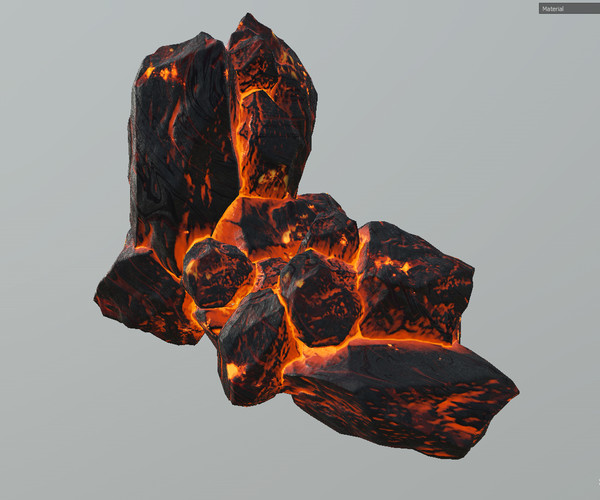 ArtStation - Low poly Realistic Lava Block Modular Pack | Game Assets