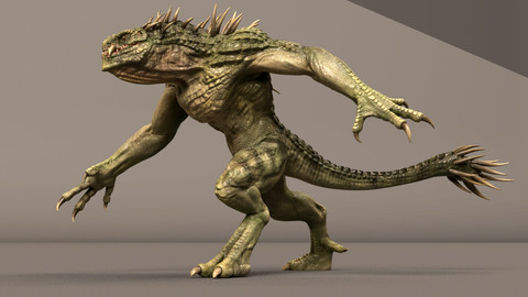 Dino Beast Maya Rig