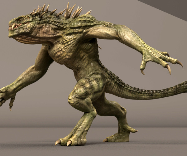 ArtStation - Dino Beast Maya Rig | Resources