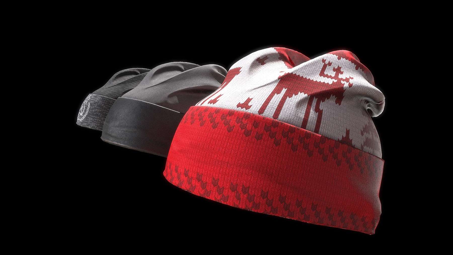 Two caps