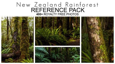 NZ Reference Pack - Rainforest & Foliage - 400+ Royalty Free Photos