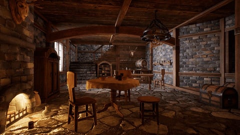 Medieval Interior Set