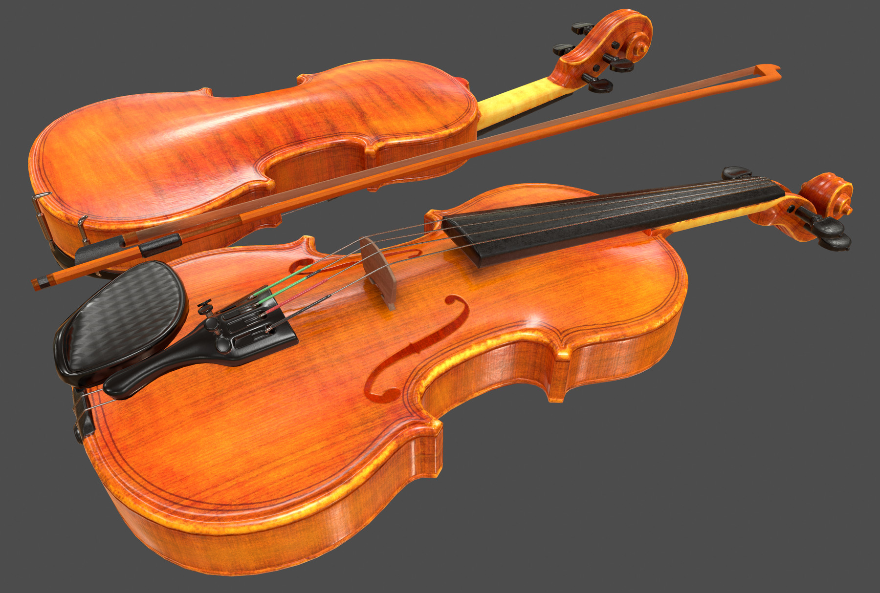 ArtStation Viola and Bow PBR Game Assets