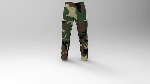 Military Pants Forest Camuflage