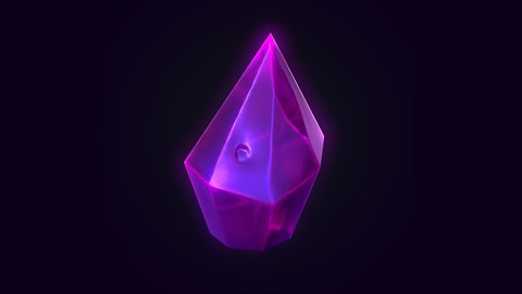 Stylized Crystals in Marmoset - Working Files