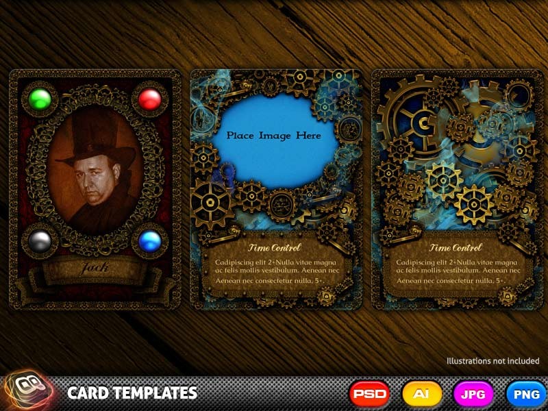 ArtStation 20 Collectable Card Game Templates Game Assets
