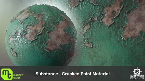 Substance - Cracked Paint Material