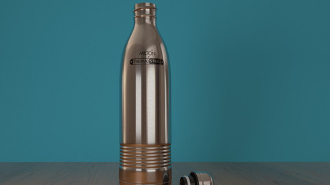 Milton Water Bottle - Thermo Steel Low-poly 3D Model